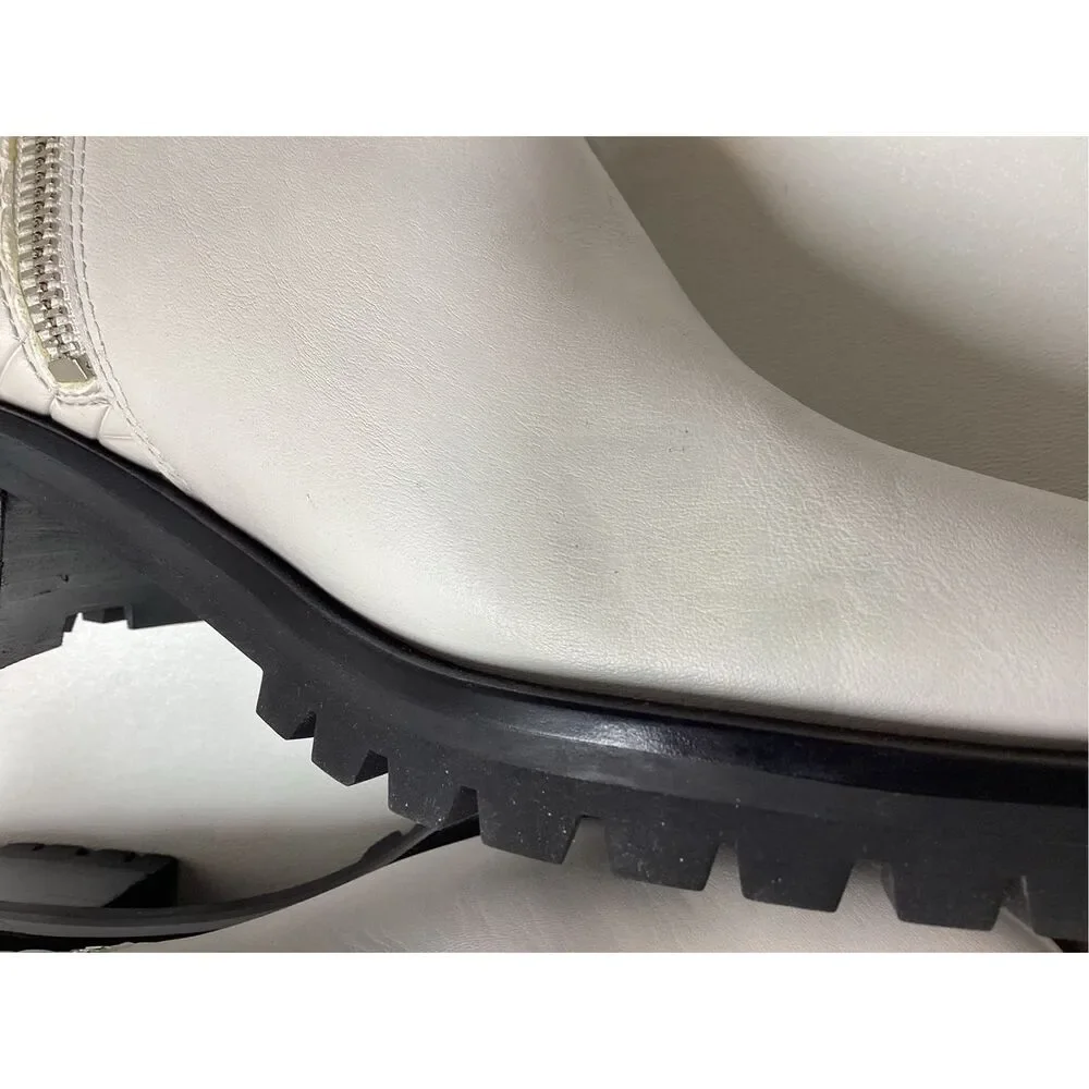 Karl Lagerfeld Paris Vara buckled zip ankle booties‎ size 8.5